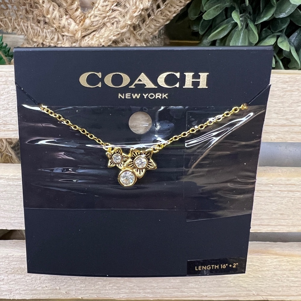 Coach Wildflower Cluster Pendant Necklace